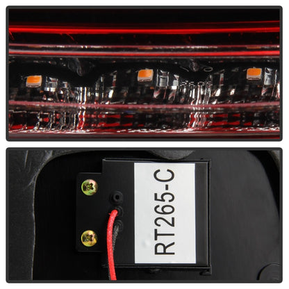 Spyder 08-11 Subaru Impreza WRX 4DR LED Tail Lights - Red Clear ALT-YD-SI084D-LED-RC SPYDER