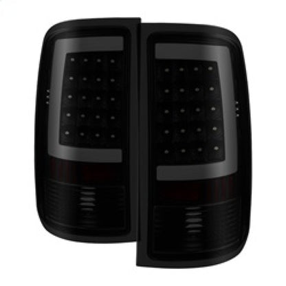 xTune 07-13 GMC Sierra 1500 LED Tail Lights - Black Smoke (ALT-ON-GS07-G2-LED-BSM) SPYDER
