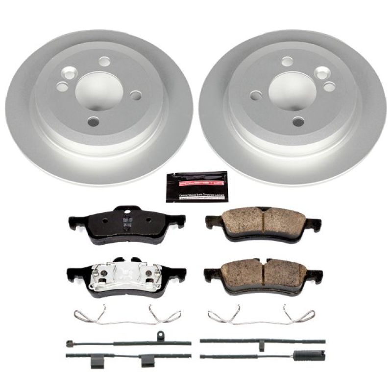 Power Stop 02-06 Mini Cooper Rear Z23 Evolution Sport Coated Brake Kit PowerStop