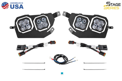 Diode Dynamics 14-23 Polaris RZR XP SS3 LED Headlight Kit - Sport White ABL