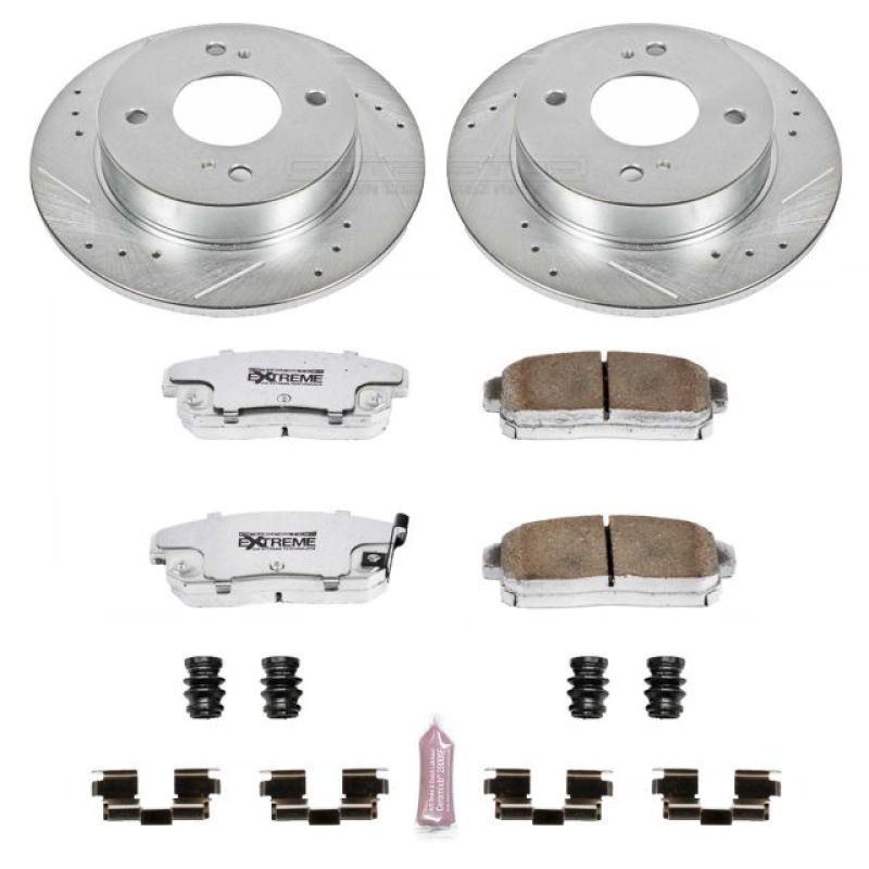 Power Stop 01-02 Infiniti G20 Rear Z26 Street Warrior Brake Kit PowerStop