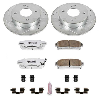 Power Stop 01-02 Infiniti G20 Rear Z26 Street Warrior Brake Kit PowerStop