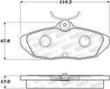 StopTech Premium Ceramic Front Brake Pads - 308.05990