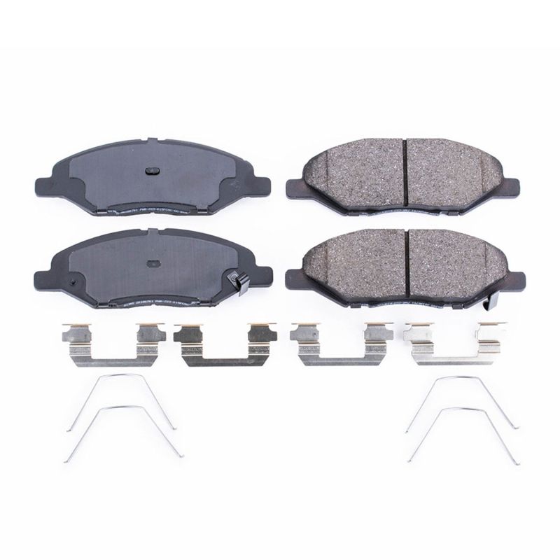 Power Stop 09-11 Nissan Versa Front Z17 Evolution Ceramic Brake Pads w/Hardware PowerStop