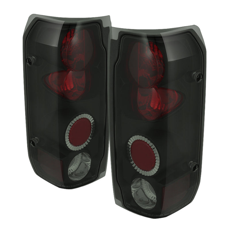 Spyder Ford F150 87-96/Ford Bronco 88-96 Euro Style Tail Lights Black Smoke ALT-YD-FF15089-BSM SPYDER