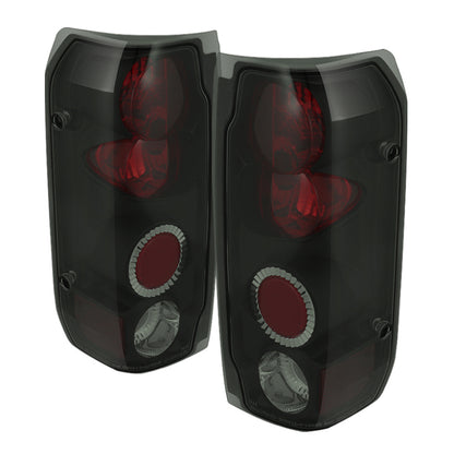 Spyder Ford F150 87-96/Ford Bronco 88-96 Euro Style Tail Lights Black Smoke ALT-YD-FF15089-BSM SPYDER