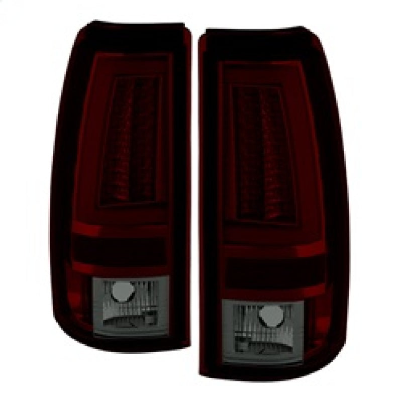 Spyder Chevy Silverado 1500/2500 03-06 Version 2 LED Tail Lights - Red Smoke ALT-YD-CS03V2-LED-RS SPYDER