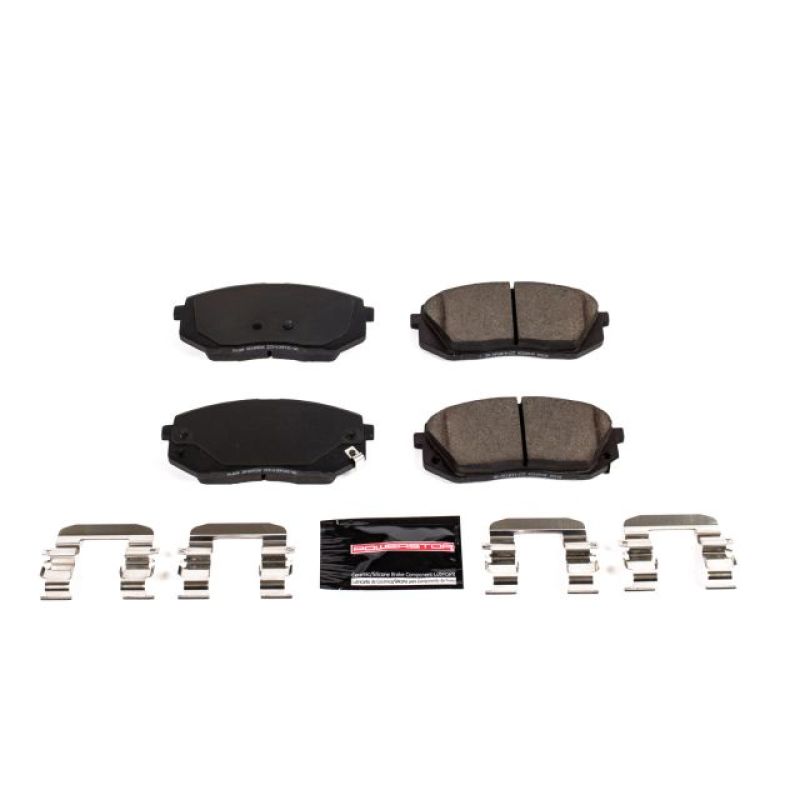 Power Stop 2018 Hyundai Elantra GT Front Z23 Evolution Sport Brake Pads w/Hardware PowerStop