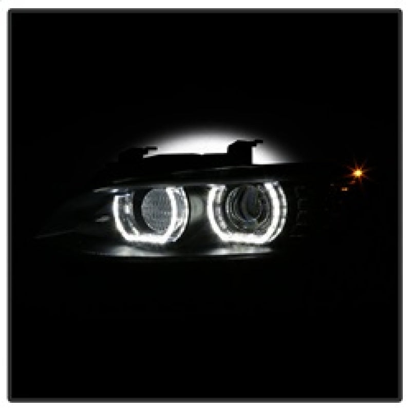 Spyder 08-10 BMW F92 3 Series Projector Headlights - LED DRL - Black (PRO-YD-BMWE9208-DRL-BK) SPYDER