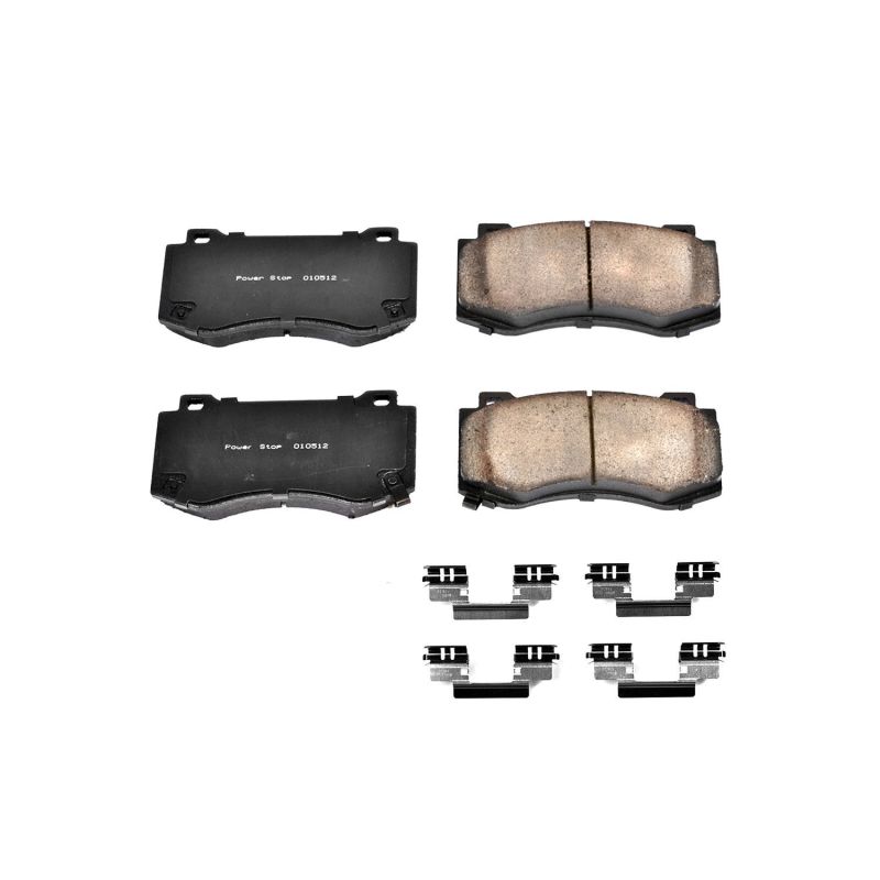 Power Stop 05-10 Chrysler 300 Front Z17 Evolution Ceramic Brake Pads w/Hardware PowerStop