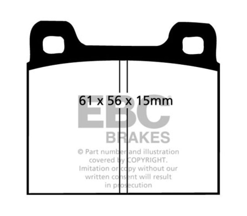 EBC GreenStuff Front Brake Pads - DP2104 EBC