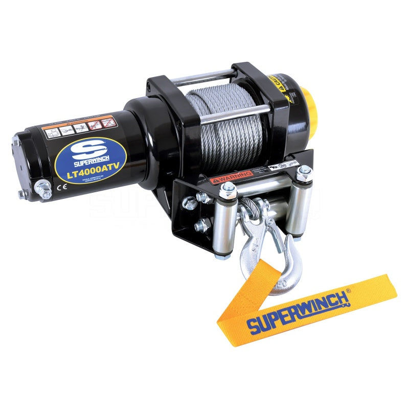 Superwinch 4000 LBS 12 VDC 3/16in x 50ft Steel Rope LT4000 Winch Superwinch