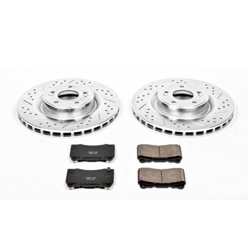 Power Stop 10-16 Hyundai Genesis Coupe Front Z23 Evolution Sport Brake Kit PowerStop