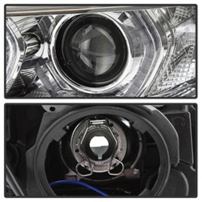 Spyder 12-14 BMW F30 3 Series 4DR Projector Headlights - LED DRL - Chrome (PRO-YD-BMWF3012-DRL-C) SPYDER