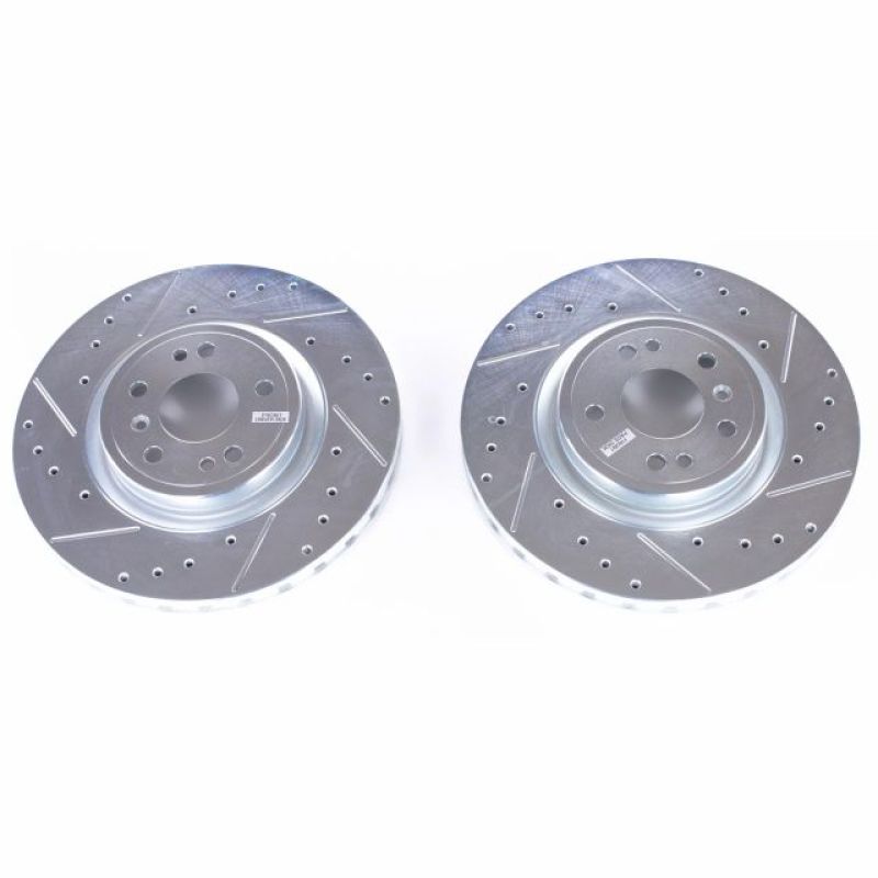 Power Stop 2018 Mercedes-Benz GLE350 Front Evolution Drilled & Slotted Rotors - Pair PowerStop