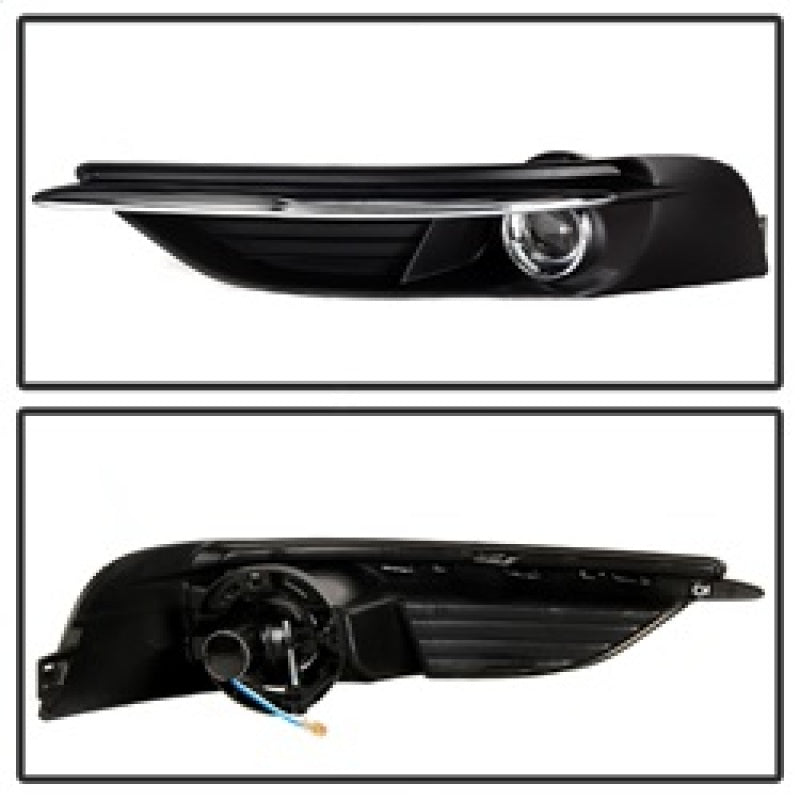 Spyder Chrysler 200 2011-2014 OEM Fog Light W/Universal Switch- Clear FL-C20011-C SPYDER