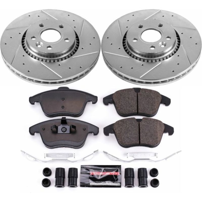 Power Stop 08-15 Land Rover LR2 Front Z23 Evolution Sport Brake Kit PowerStop