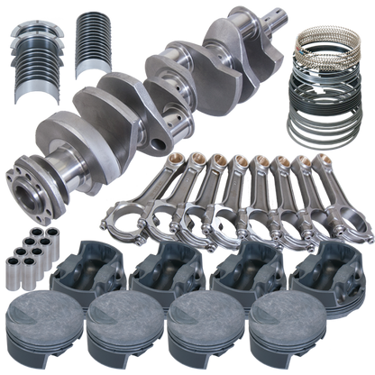 Eagle Chevy 454 1Pc 4.250in Crank 6.385in I-Beam Rod -3cc Flat Top 4.320in Pistons Rotating Assembly