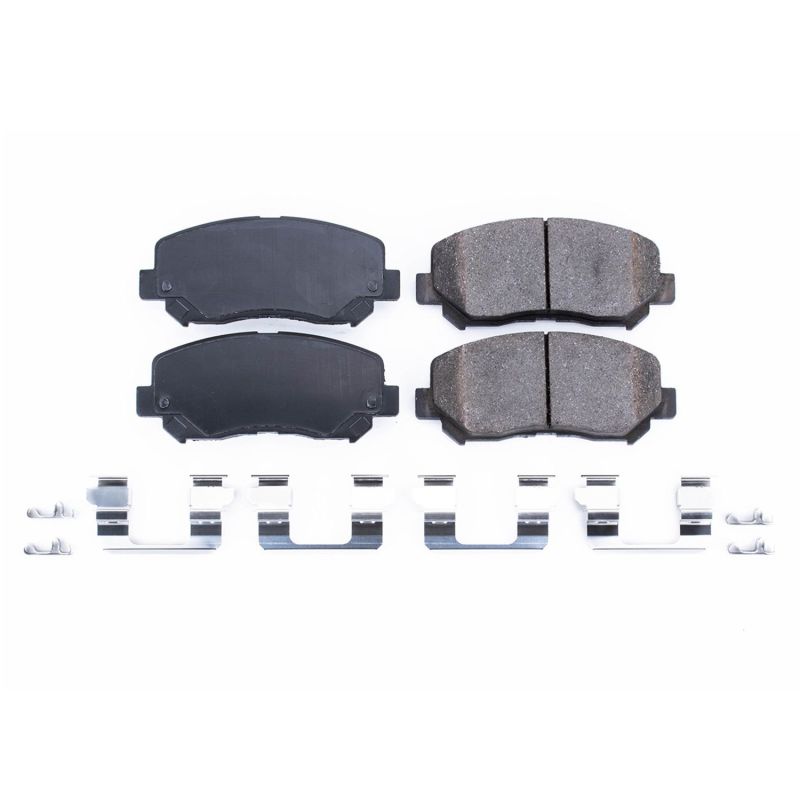 Power Stop 15-17 Chrysler 200 Front Z17 Evolution Ceramic Brake Pads w/Hardware PowerStop