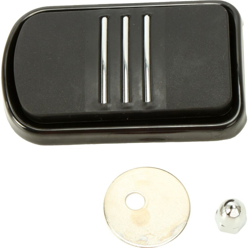 Bikers Choice 80-Up Touring 86-Up FLST Black Brake Pedal Pad - 489929
