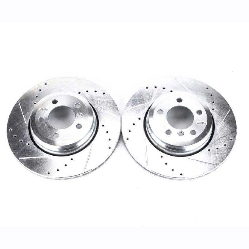 Power Stop 02-05 BMW 745i Rear Evolution Drilled & Slotted Rotors - Pair PowerStop