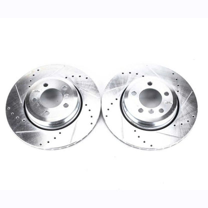 Power Stop 02-05 BMW 745i Rear Evolution Drilled & Slotted Rotors - Pair PowerStop