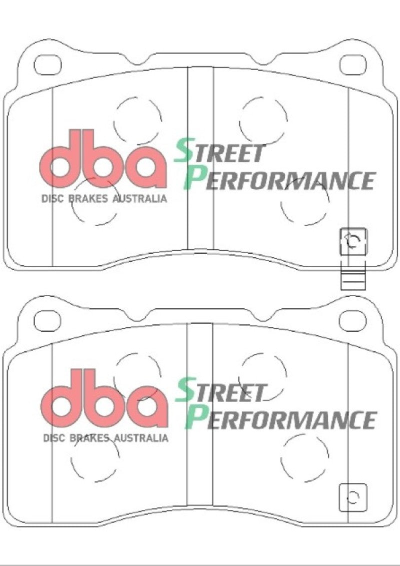 DBA 13-15 Cadillac XTS SD610 Front Brake Pads DBA