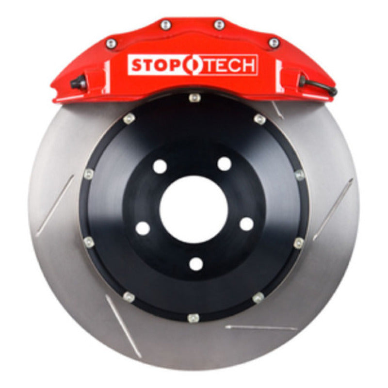 StopTech 06-10 BMW M5/M6 w/ Red ST-60 Calipers 380x35mm Slotted Rotors Front Big Brake Kit Stoptech
