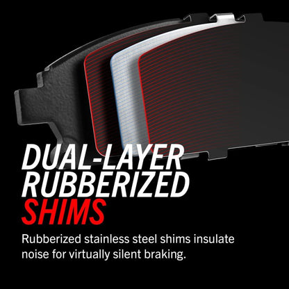 Power Stop 11-17 Lexus CT200h Rear Z23 Evolution Sport Brake Pads w/Hardware PowerStop