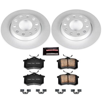 Power Stop 02-05 Audi A4 Rear Z23 Evolution Sport Coated Brake Kit PowerStop