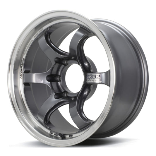 ADVAN Racing RG-D2 18x9 +0 6x139.7 Wheel - Machining & Gunmetal - YAT8I00KMGM
