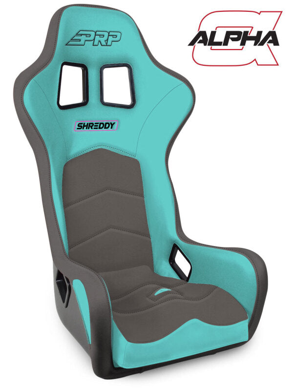 PRP Shreddy Alpha Composite Seat- Teal/Grey SHRDYA3901-04