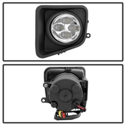Spyder Toyota Tundra 2014-2016 Daytime DRL LED Running Fog Lights w/Switch Clear FL-DRL-TTU14-C SPYDER