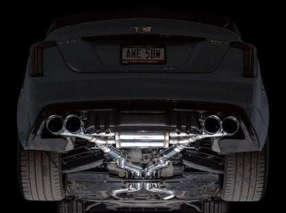 AWE 22-26 Cadillac CT5-V Blackwing SwitchPath Exhaust - Chrome Silver Tips