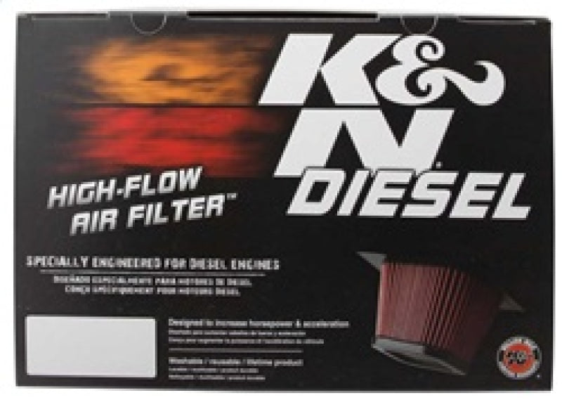 K&N 2017 Ford F250 Super Duty V8-6.7L DSL Replacement Drop In Air Filter K&N Engineering