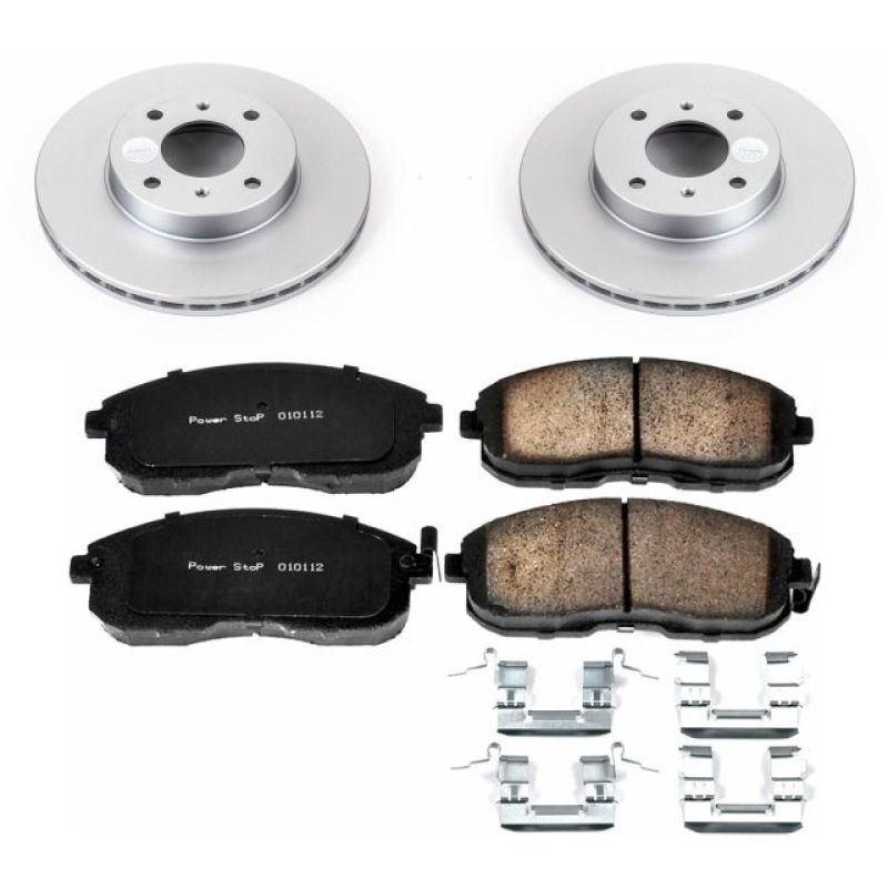 Power Stop 99-02 Infiniti G20 Front Z17 Evolution Geomet Coated Brake Kit PowerStop