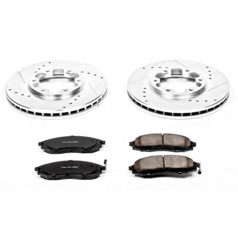 Power Stop 03-04 Nissan Frontier Front Z23 Evolution Sport Brake Kit PowerStop