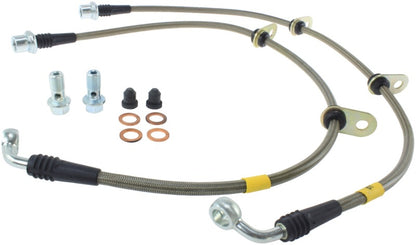 StopTech 12-15 Scion IQ Stainless Steel Front Brake Lines Stoptech