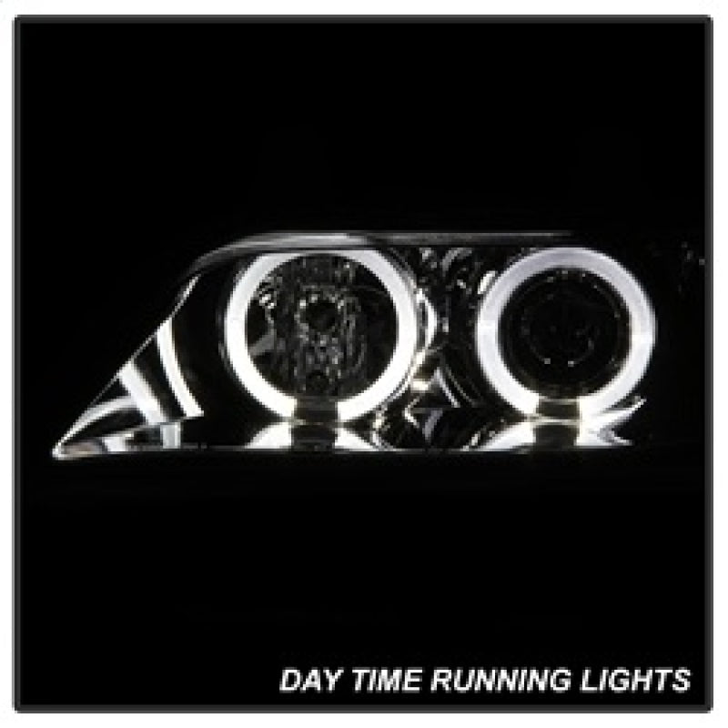 Spyder BMW Z3 96-02 Projector Headlights LED Halo Chrome High H1 Low H1 PRO-YD-BMWZ396-HL-C SPYDER