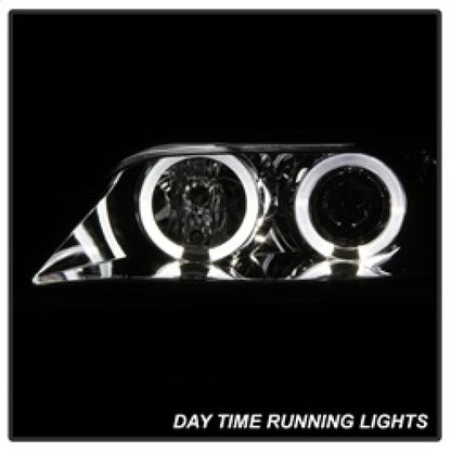 Spyder BMW Z3 96-02 Projector Headlights LED Halo Chrome High H1 Low H1 PRO-YD-BMWZ396-HL-C SPYDER