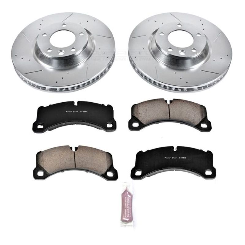 Power Stop 11-18 Porsche Cayenne Front Z23 Evolution Sport Brake Kit PowerStop