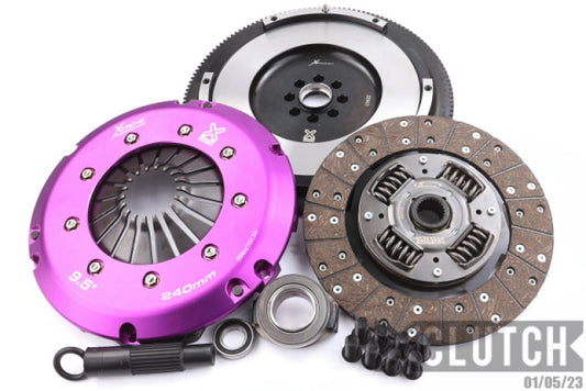 XClutch Stage 1 Sprung Organic Clutch Kit for 2017-2021 Honda Civic Type R - XKHN24537-1A
