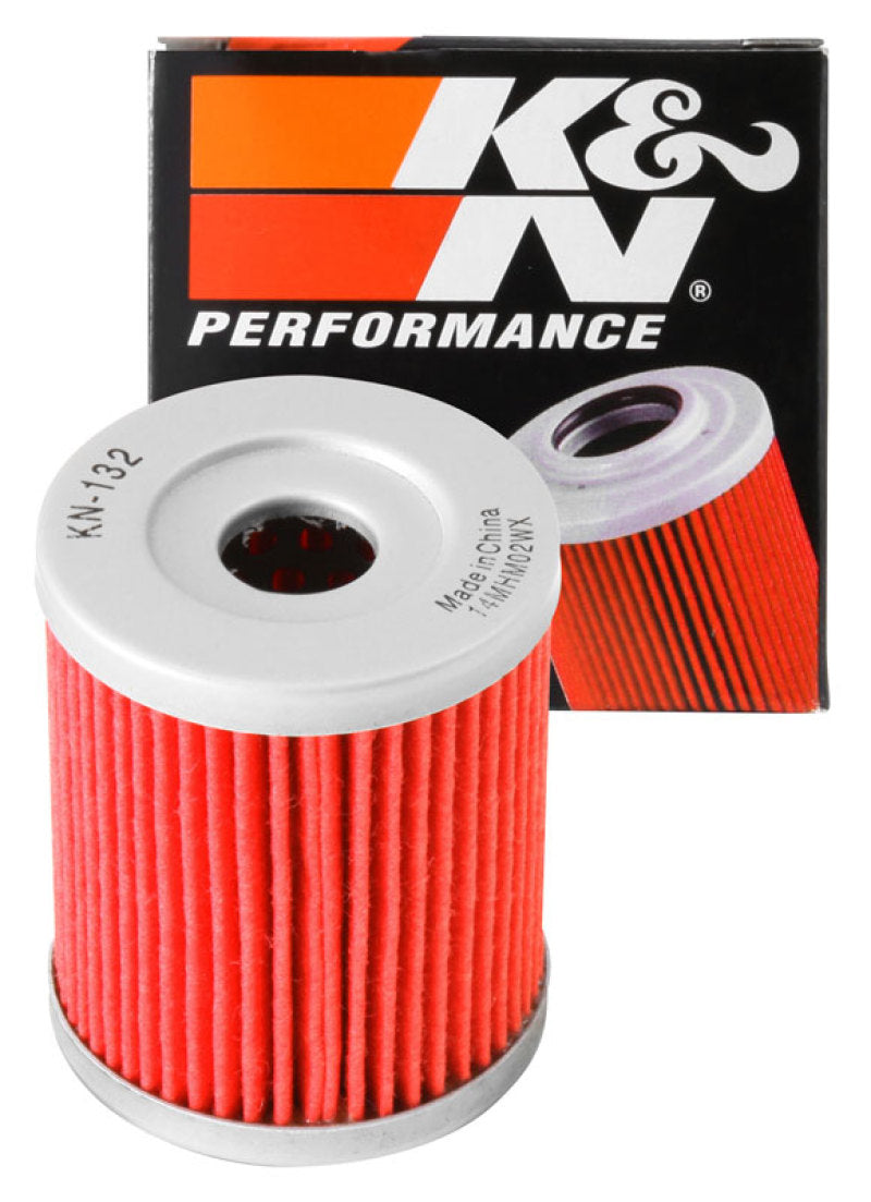 K&N Suzuki / Arctic Cat / Kawasaki / Yamaha 1.75in OD x 2.125in H Oil Filter K&N Engineering
