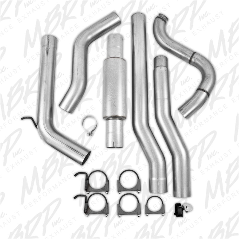 MBRP 88-93 Dodge 2500/3500 Cummins 5.9L 4WD ONLY Turbo Back Single Side Exit P Series Exhaust MBRP