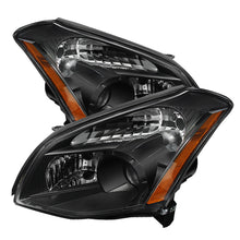 Load image into Gallery viewer, Xtune Nissan Maxima (Halogen Only) 07-08 Crystal Headlights Black HD-JH-NM07-AM-BK SPYDER