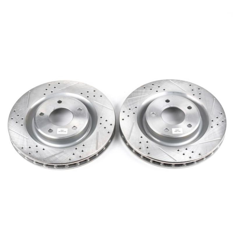 Power Stop 05-07 Cadillac XLR Front Evolution Drilled & Slotted Rotors - Pair PowerStop