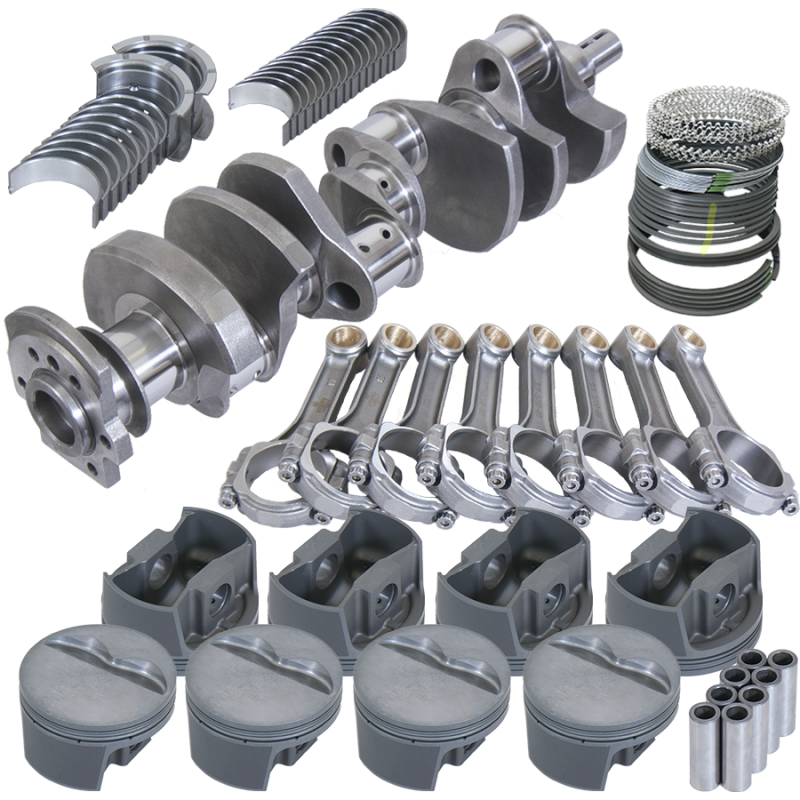 Eagle Chevy LT1350 1Pc 3.750in Crank 5.700in I-Beam Rods -5cc 4.060in Pistons Rotating Assembly