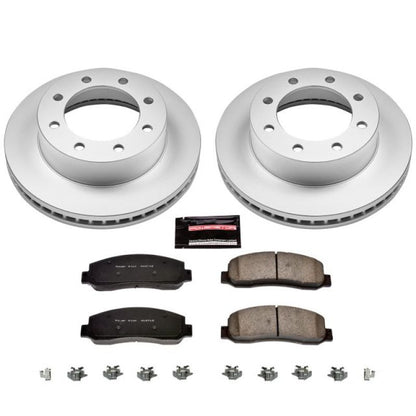 Power Stop 05-08 Ford F-250 Super Duty Front Z17 Evolution Geomet Coated Brake Kit PowerStop