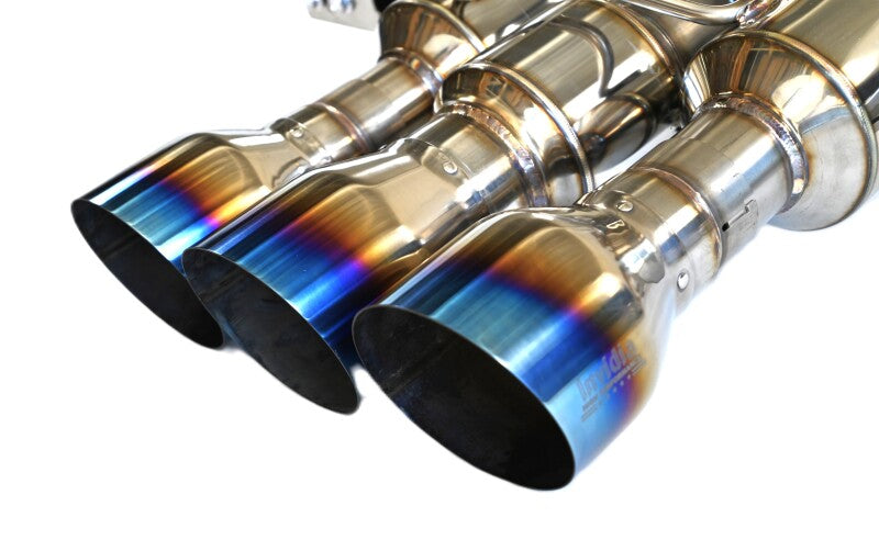 Invidia 22+ HONDA CIVIC TYPE-R FL5 R400 SINGLE LAYER TI TIP FULL CAT-BACK (NON POLISH PIPE) Invidia