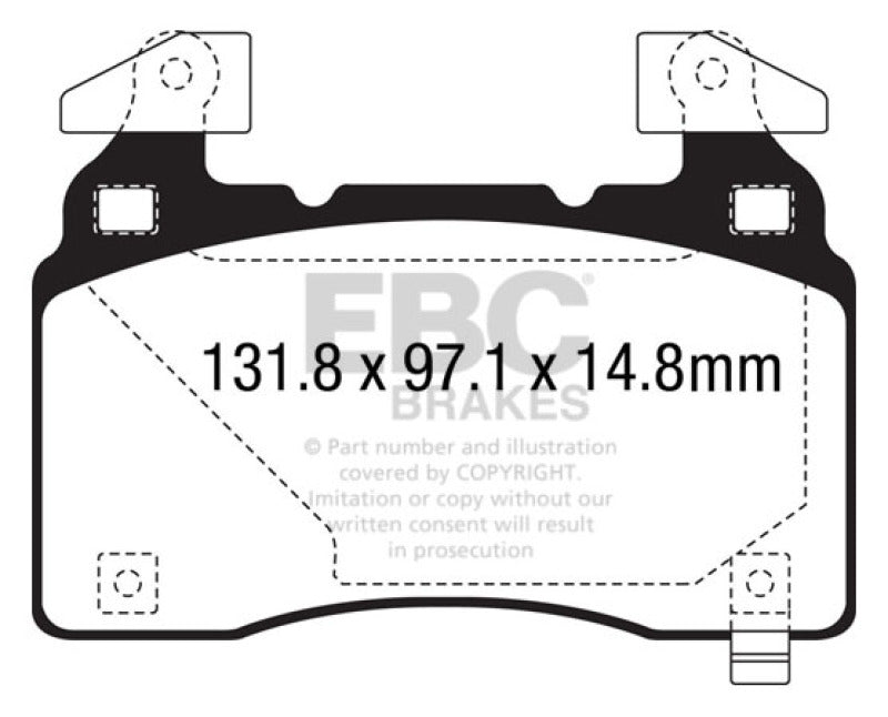 EBC GreenStuff Front Brake Pads - DP23028